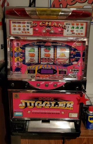 Kitac Big Chance Gogo Juggler Skill Stop Token Slot Machine
