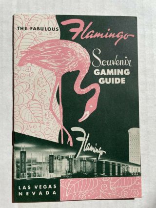 1954 Gaming Guide For The Fabulous Flamingo Hotel Las Vegas Nv
