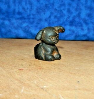Griswold " Pup " Puppy Dog Cast Iron Paperweight Novelty Promo Advertising M