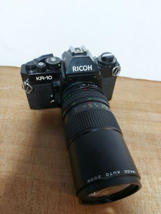 Vintage Ricoh KR - 10 35mm Film Camera With Lens 2