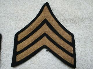 Pre Ww2 Us Army Sergeant Sgt Stripes Chevron Single Patch