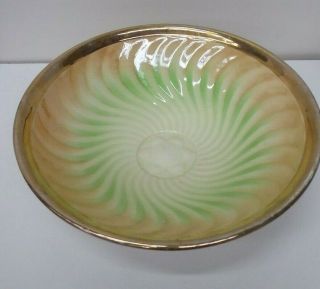 Vintage Australian Pottery Wembley Lustre Ware Bowl Sunflower Design