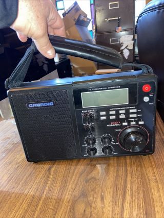 Lgrundig S450dlx Portable Am / Fm/ Shortwave Field Radio Vintage