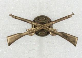 Army Collar Pin: Infantry Officer - 1920 