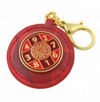 Feng Shui Red Sum Of Ten Amulet Keychain