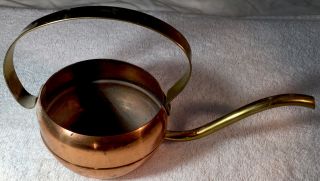 Vintage Coppercraft Guild Copper Tea Pot Kettle W/brass Handle,