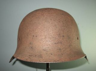 Relic German M42 Helmet Shell Sd 66cm Casque Stahlhelm Casco Elmo 盔 шлем Ww2 2wk