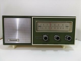 Vintage Panasonic Solid State Electric Radio Model Re - 6137 Fm - Am 2 - Band 1960 