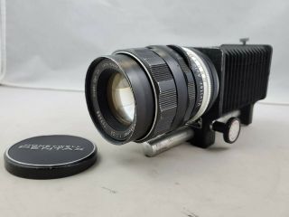 Vintage Pentax - Takumar 1:2/55mm Lens W/ Tele - Converter & Bellows