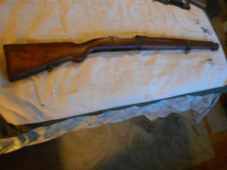 Mexican Model 1936 Mauser Short Rifle Wood Stock W Handguard & All Metal