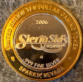 2006 Silver Strike Sierra Sid’s Civil War Commemorative 2