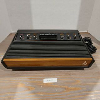 Atari 2600 Console Only 6 - Switch System Retro Vintage Video Game - No Ac Adapter