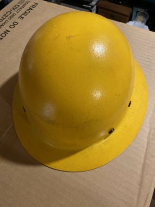 Vintage Yellow hard hat 2