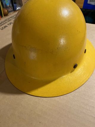 Vintage Yellow hard hat 3