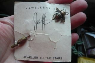 Vintage Joseff of Hollywood Bubble Bee Pin 2