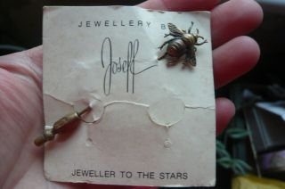 Vintage Joseff of Hollywood Bubble Bee Pin 3