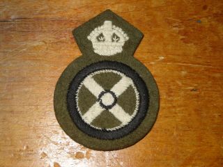 Pre - Wwii Canadian Army Cloth Driver Trade Qualification Skill Badge Patch