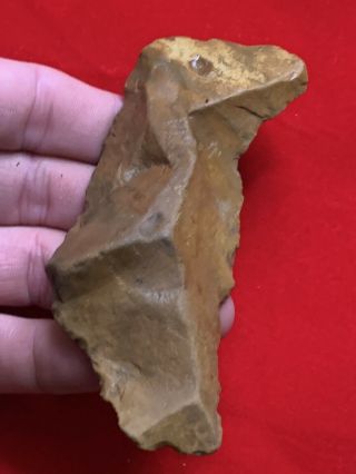 Authentic Ancient Native American Artifact Flint Stone Tool (bird Effigy)