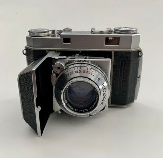 Vintage Kodak Retina IIa 35mm Folding Camera And Leather Field Case Germany 2