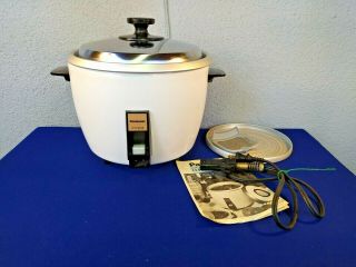 Vintage Panasonic Rice - O - Mat Model Sr - 18fh Automatic Rice Cooker Machine 10 Cup