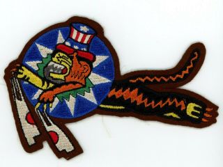 1945 Movie Prop " God Is My Co - Pilot " Us Aaf Flying Tigers Squadron Patch No Glow