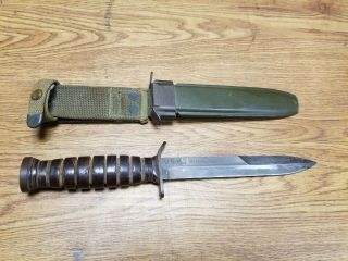 United States Army Us M3 Imperial Trench Knife W/ Sheathe