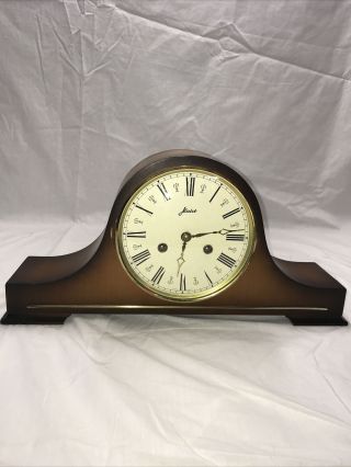 Vintage W.  Haid West German 8 Day Westminster Chime Mantle Clock