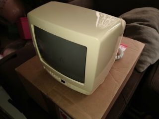 Vintage Panasonic 9” Color Television CT - 9R11A White Gaming CRT TV 3