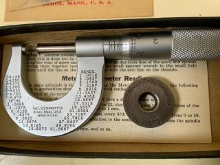 Vintage Starrett Micrometer T - 230 XP 2