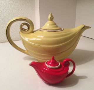 Vintage Hall Red Aladdin Teapot Collector (miniature Only) Exc