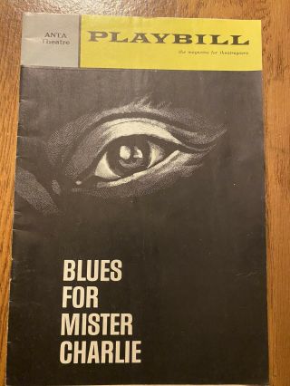 Blues For Mister Charlie Playbill 1964 James Baldwin Play Nyc The Actors Studio