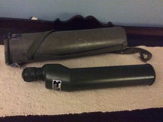Wwll Us Army M49 Observation Spotting Scope With An M164 Case
