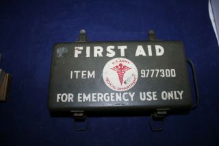 Ww2 U S Army 12 Unit Jeep Msa First Aid Kit Complete W/ All Components