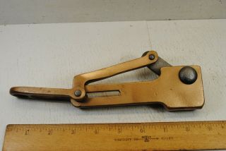 Vintage M.  Klein Brass Cable/Wire Puller 3