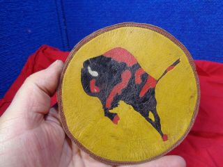 Ww2 Leather Jacket Patch Bomb Squadron? Bomb Group?
