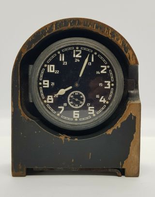 8 - Day Wwii Wehrmacht Army Clock Kienzle,  №254 1944 - Made