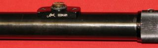 Vintage GERMAN rifle scope AJACK 7,  5 x 50 with reticle 1 / TOP for K98 2
