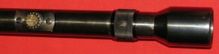 Vintage GERMAN rifle scope AJACK 7,  5 x 50 with reticle 1 / TOP for K98 4