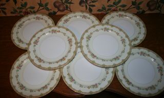 8 - Vintage Meito China Dinner Plates Made In Japan