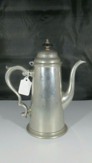 Vintage English Pewter Tea/coffee Pot Viners Of Sheffield Made In England 18