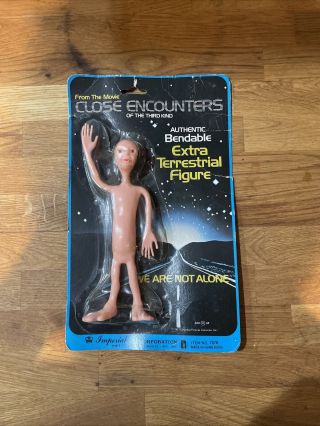 Close Encounters Of The Third Kind,  Vintage - Rare Alien Toy 1977 - Roswell,  Ufo