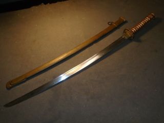 WWII JAPANESE Army officer`s NCO sword,  matching number,  Nagoya arsenal 2