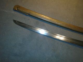 WWII JAPANESE Army officer`s NCO sword,  matching number,  Nagoya arsenal 3