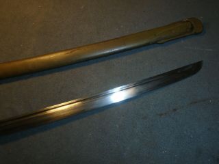 WWII JAPANESE Army officer`s NCO sword,  matching number,  Nagoya arsenal 6