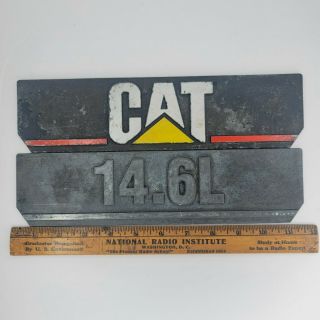 Cat 14.  6l Vintage Emblem Side Plate