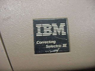 IBM CORRECTING SELECTRIC 3 ELECTRIC TYPEWRITER III VINTAGE 2
