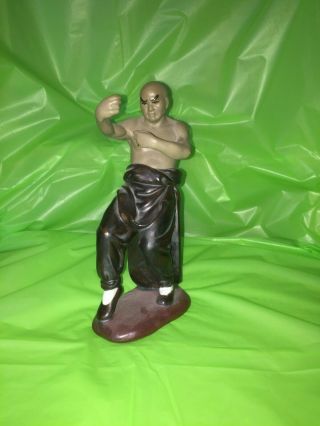 Collectible Chinese Kung Fu Shaolin Monk Mudman Martial Arts Figurine