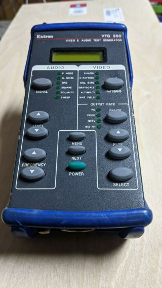 Extron Vtg 300r Video And Audio Test Generator.  No Power Supply
