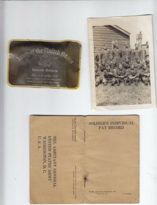 Wwii Us Army 327th Glider Infantry Photo,  Document Group (5) - 101st Airborne