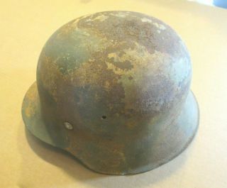 1940 ' S GERMAN WORLD WAR II 2 WW2 Heer Army M42 Helmet w/ Liner EF62 ??? 2